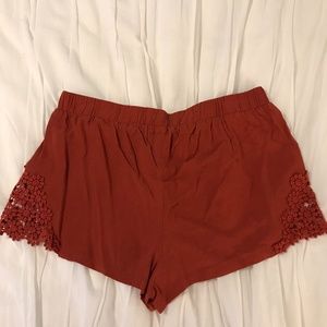 Rust Orange Shorts